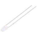 L-7104QBC-D; LED; 3mm; blue; 900÷1600mcd; 20°; Front: convex; No.of term: 2; KINGBRIGHT ELECTRONIC