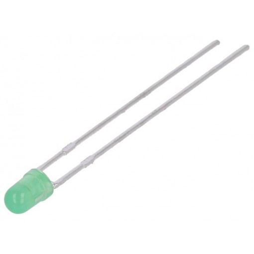 L-7104SGD; LED; 3mm; green; 18÷40mcd; 50°; Front: convex; No.of term: 2; KINGBRIGHT ELECTRONIC