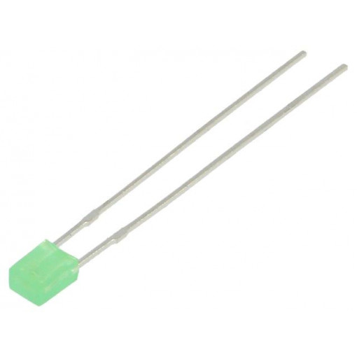 L-914GDT; LED; rectangular; 3x2mm; green; 3÷6mcd; 100°; Front: flat; 20mA; KINGBRIGHT ELECTRONIC L-914GDT; LED; rectangular; 3x2mm; green; 3÷6mcd; 100°; Front: flat; 20mA; KINGBRIGHT ELECTRONIC