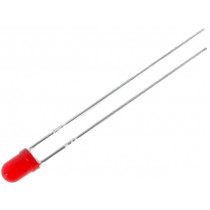 L-934ID; LED; 3mm; red; 8÷50mcd; 60°; Front: convex; KINGBRIGHT ELECTRONIC