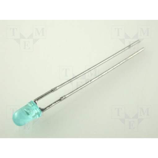 L-934MBDL; LED; 3mm; blue; 20÷50mcd; 60°; Front: convex; KINGBRIGHT ELECTRONIC