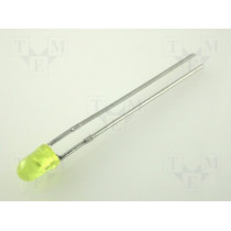 L-934SGD; LED; 3mm; green; 40÷60mcd; 60°; Front: convex; KINGBRIGHT ELECTRONIC