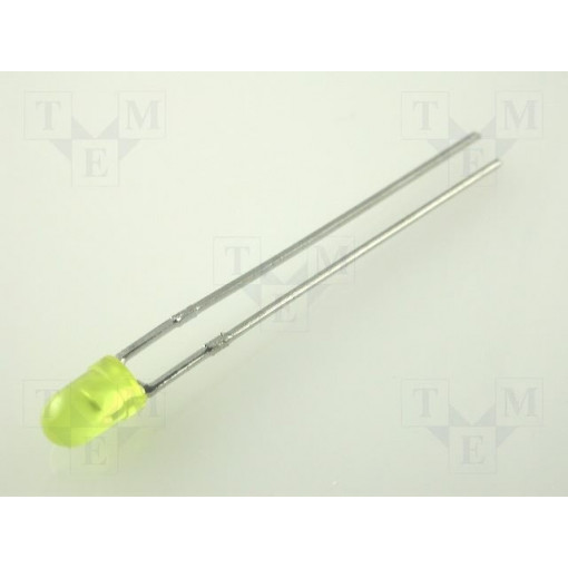 L-934SGD; LED; 3mm; green; 40÷60mcd; 60°; Front: convex; KINGBRIGHT ELECTRONIC
