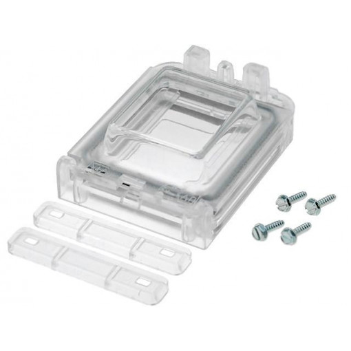 L 02; Inspection windows; polycarbonate; 60x77x25mm; IP54; FIBOX