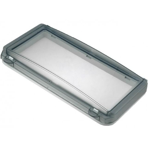 L 12 II; Inspection windows; polycarbonate; 248x128x50mm; IP65; FIBOX
