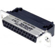 L17DBFRA25S; D-Sub; PIN: 25; plug; female; for ribbon cable; IDC; 5A; 250V; 20mΩ; AMPHENOL