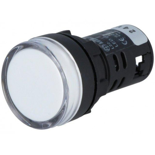 L22 24VDC W; Control lamp; 22mm; L22; -20÷60°C; Illumin: LED 24VDC; Ø22.5mm; AUSPICIOUS L22 24VDC W; Control lamp; 22mm; L22; -20÷60°C; Illumin: LED 24VDC; Ø22.5mm; AUSPICIOUS