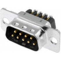 L717DE09PST; D-Sub; PIN: 9; plug; male; for cable; screw terminal; 7.5A; UL94V-0; AMPHENOL