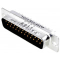L717SDB25P; D-Sub; PIN: 25; plug; male; for cable; soldering; Contacts: brass; 5A; AMPHENOL L717SDB25P; D-Sub; PIN: 25; plug; male; for cable; soldering; Contacts: brass; 5A; AMPHENOL