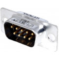L717SDE09P; D-Sub; PIN: 9; plug; male; for cable; soldering; Contacts: brass; 5A; AMPHENOL L717SDE09P; D-Sub; PIN: 9; plug; male; for cable; soldering; Contacts: brass; 5A; AMPHENOL
