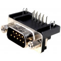 L717SDE09P1ACH4F; D-Sub; PIN: 9; socket; male; angled 90°; THT; Contacts: brass; 5A; AMPHENOL L717SDE09P1ACH4F; D-Sub; PIN: 9; socket; male; angled 90°; THT; Contacts: brass; 5A; AMPHENOL