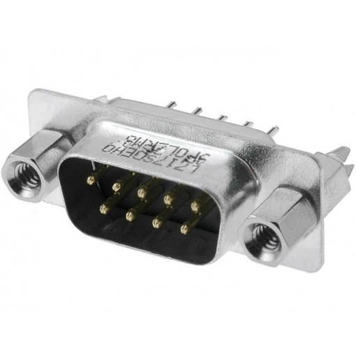 L717SDEH09POL2RM8; D-Sub; PIN: 9; socket; male; on PCBs,PCB snap; straight; THT; 5A; AMPHENOL