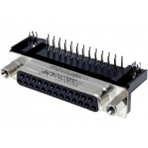 L77SDB25S1ACH4F; D-Sub; PIN: 25; socket; female; angled 90°; THT; UNC4-40; 5A; 250V; AMPHENOL L77SDB25S1ACH4F; D-Sub; PIN: 25; socket; female; angled 90°; THT; UNC4-40; 5A; 250V; AMPHENOL