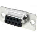 L77SDE09S; D-Sub; PIN: 9; plug; female; for cable; soldering; 5A; 250V; 20mΩ; AMPHENOL L77SDE09S; D-Sub; PIN: 9; plug; female; for cable; soldering; 5A; 250V; 20mΩ; AMPHENOL