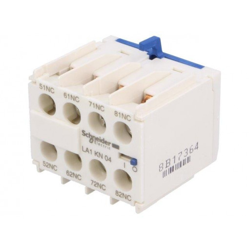 LA1KN04; Auxiliary contacts; Series: TeSys K; Leads: screw terminals; SCHNEIDER ELECTRIC