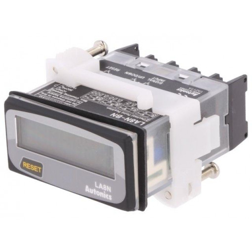 LA8N-BN; Counter: electronical; LCD; pulses; -9999999÷99999999; IP20; AUTONICS