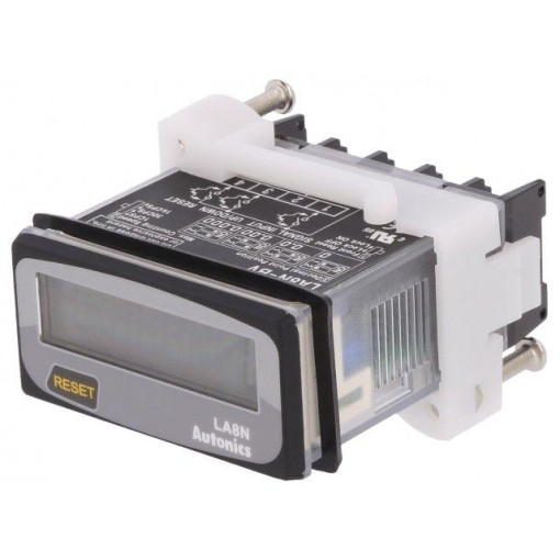 LA8N-BV; Counter: electronical; LCD; pulses; -9999999÷99999999; IP20; AUTONICS