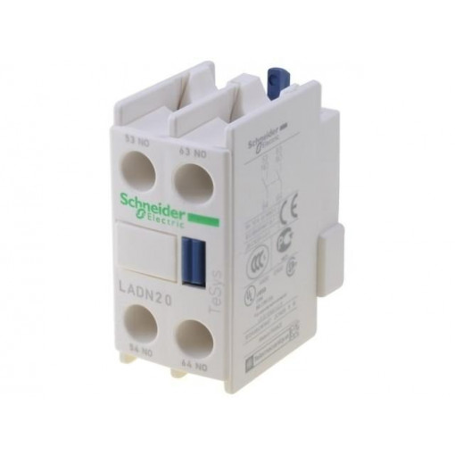 LADN20; Auxiliary contacts; Series: TeSys D; Leads: screw terminals; SCHNEIDER ELECTRIC