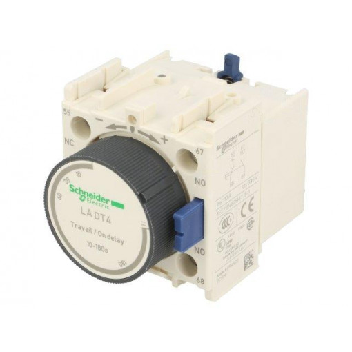LADT4; Time delay contacts; Series: TeSys D; Leads: screw terminals; SCHNEIDER ELECTRIC