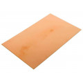; Laminate; FR4; 0.6mm; L: 160mm; W: 100mm; Coating: copper; 