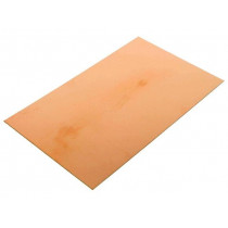 ; Laminate; FR4; 0.6mm; L: 160mm; W: 100mm; Coating: copper; 