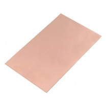 ; Laminate; FR4; 1.5mm; L: 160mm; W: 100mm; Coating: copper; 