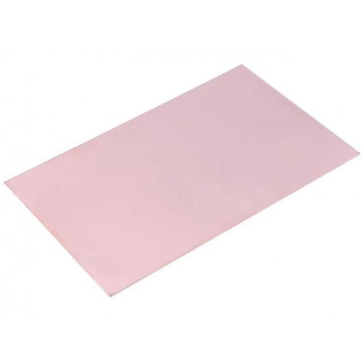 ; Laminate; FR4; 1.2mm; L: 160mm; W: 100mm; Coating: copper; 