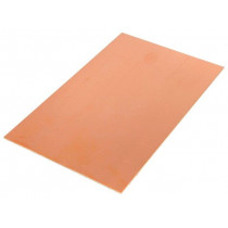 ; Laminate; FR4; 1.5mm; L: 160mm; W: 100mm; Coating: copper; 