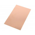 ; Laminate; FR4; 1.5mm; L: 160mm; W: 100mm; Coating: copper; 