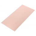 ; Laminate; CEM3; 1.5mm; L: 100mm; W: 210mm; Coating: copper; 