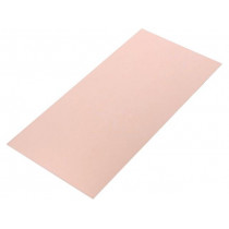 ; Laminate; CEM3; 1.5mm; L: 100mm; W: 210mm; Coating: copper; 