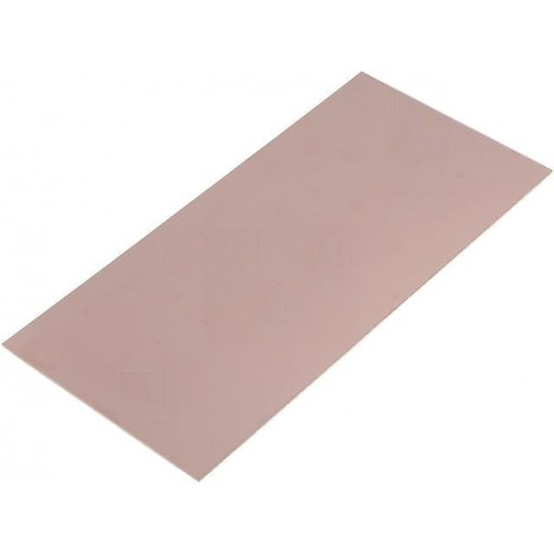; Laminate; FR4; 1mm; L: 210mm; W: 100mm; Coating: copper; 