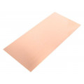 ; Laminate; FR4; 0.6mm; L: 210mm; W: 100mm; Coating: copper; 