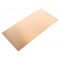 ; Laminate; FR4; 0.6mm; L: 210mm; W: 100mm; Coating: copper; 