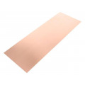 ; Laminate; FR4; 0.6mm; L: 280mm; W: 100mm; Coating: copper; 