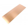 ; Laminate; FR4; 0.6mm; L: 280mm; W: 100mm; Coating: copper; 