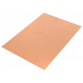 ; Laminate; FR4; 0.6mm; L: 170mm; W: 120mm; Coating: copper; 