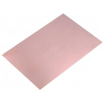 ; Laminate; FR4; 1mm; L: 233mm; W: 160mm; Coating: copper; 