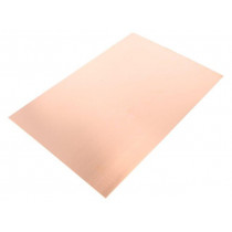 ; Laminate; FR4; 0.6mm; L: 233mm; W: 160mm; Coating: copper; 