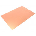 ; Laminate; FR4; 0.6mm; L: 233mm; W: 160mm; Coating: copper; 