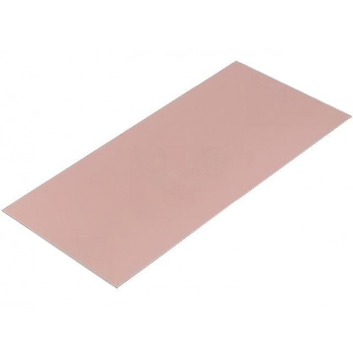 ; Laminate; FR4; 1mm; L: 210mm; W: 100mm; Coating: copper; double sided; 
