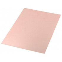 ; Laminate; FR4; 0.8mm; L: 297mm; W: 210mm; Coating: copper; 