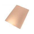 ; Laminate; FR4; 0.6mm; L: 297mm; W: 210mm; Coating: copper; 