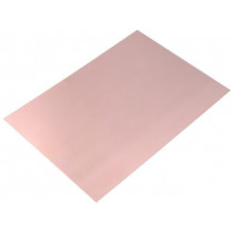 ; Laminate; FR4; 1mm; L: 233mm; W: 160mm; Coating: copper; double sided; 
