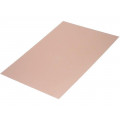 ; Laminate; FR4; 0.6mm; L: 420mm; W: 297mm; Coating: copper; 