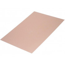 ; Laminate; FR4; 0.6mm; L: 420mm; W: 297mm; Coating: copper; 