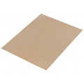; Laminate; FR4; 0.6mm; L: 100mm; W: 75mm; Coating: copper; 