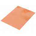 ; Laminate; FR4; 1.5mm; L: 100mm; W: 75mm; Coating: copper; 