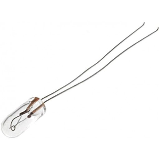 ; Filament lamp: miniature; 12VDC; 50mA; Bulb: T1; Ø: 3mm; L: 7mm; BRIGHTMASTER ; Filament lamp: miniature; 12VDC; 50mA; Bulb: T1; Ø: 3mm; L: 7mm; BRIGHTMASTER