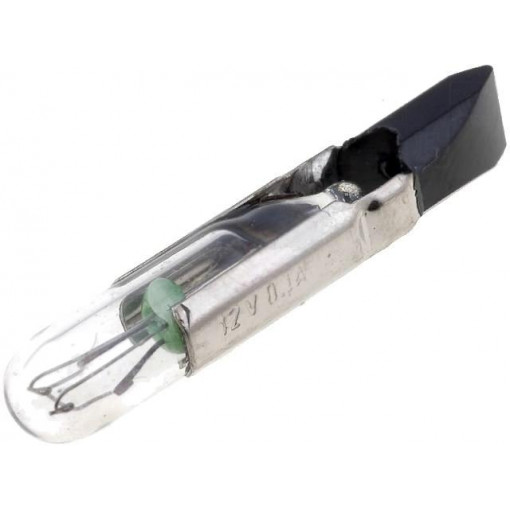 ; Filament lamp: telephone; T5,5; 12VDC; 100mA; Bulb: T1 3/4; Ø: 5.1mm; BRIGHTMASTER ; Filament lamp: telephone; T5,5; 12VDC; 100mA; Bulb: T1 3/4; Ø: 5.1mm; BRIGHTMASTER